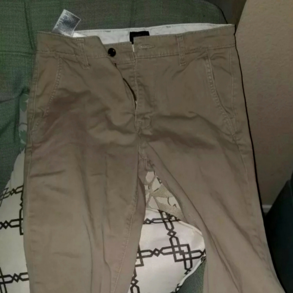 LEVIS Men's Khaki Tapered Jogger Ankle Length Trousers Pants Size 30x30